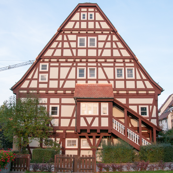 Westgiebel nach Sanierung Westgiebel nach Sanierung